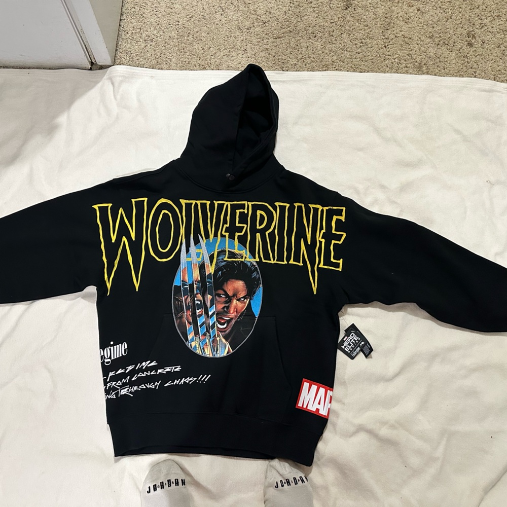 Wolverine Black Hoodie